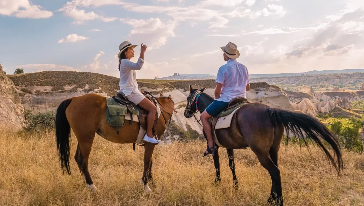 Tour a cavallo diurno di 1 ora in Cappadocia