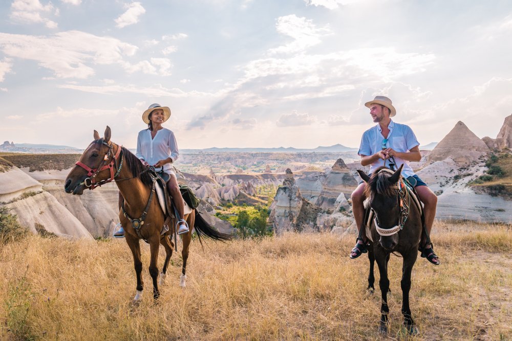 Giro a cavallo con informazioni turistiche sulla Cappadocia